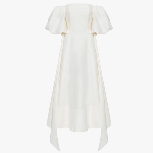 knee length dresses for ladies AJE Women's Nova Pleated Midi Dress  Saint Bernard